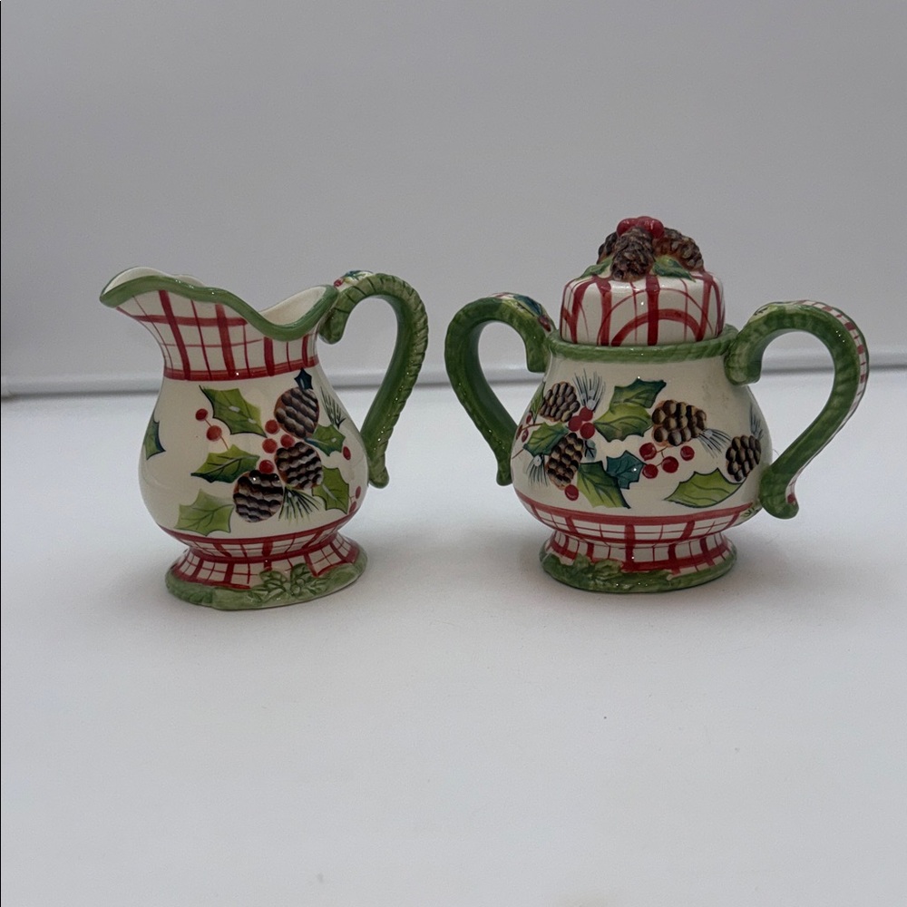 Tracy Porter Winterland Collection sugar bowl & creamer set